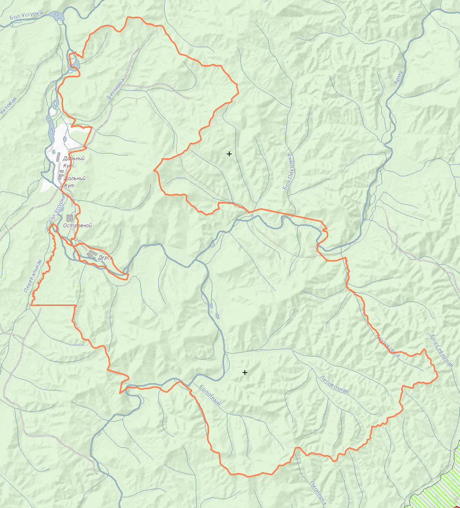 Карта национального парка "Удэгейская легенда"
